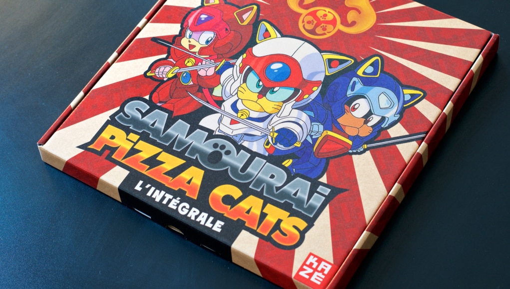 Unboxing Samourai Pizza Cats Le Box Dvd Collector Goldengeek 