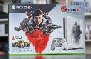 Unboxing Console Xbox One X gears 5 collector