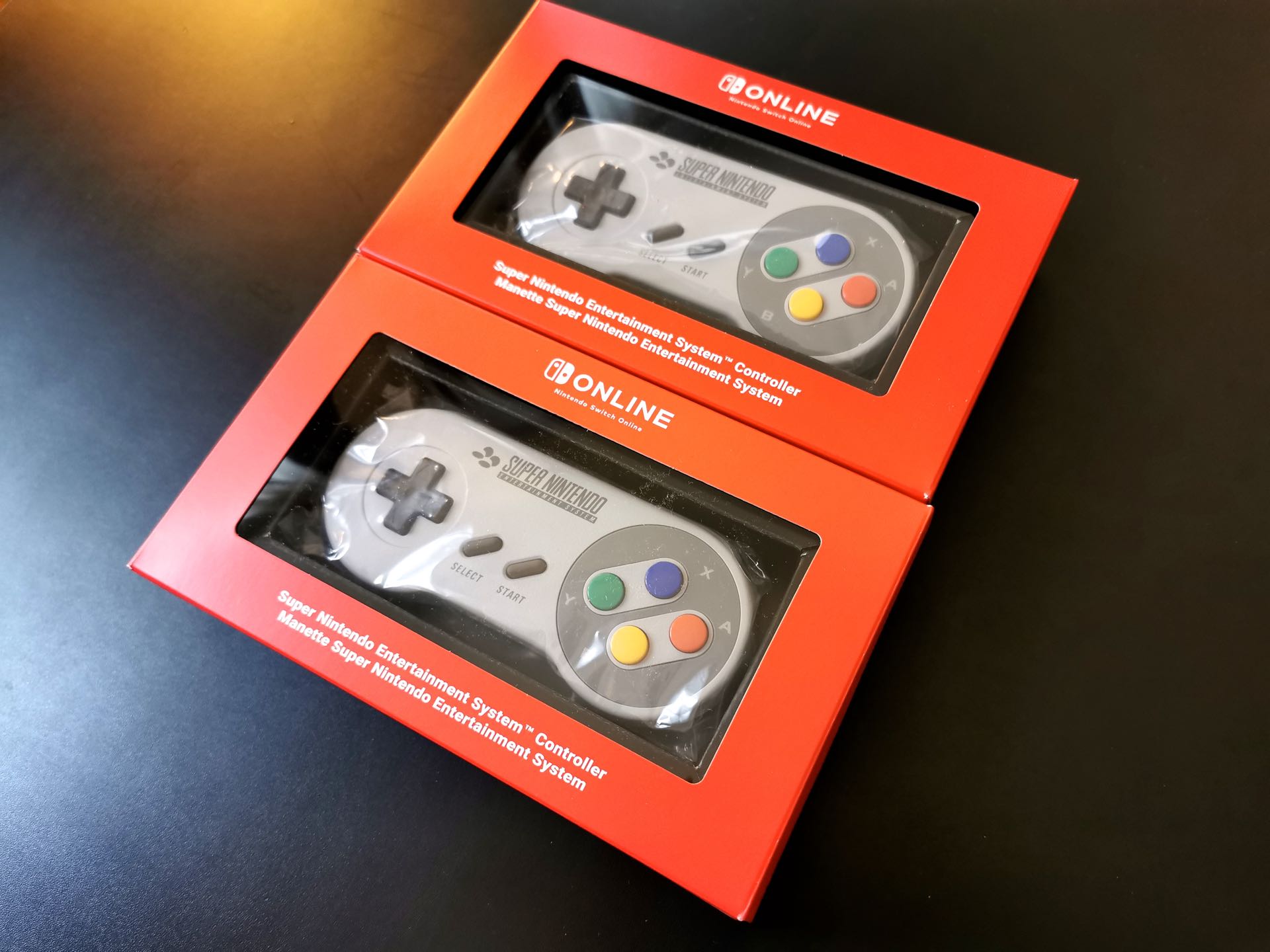 Déballage Présentation manette officielle Super Nintendo Entertainment  System pour Switch et 